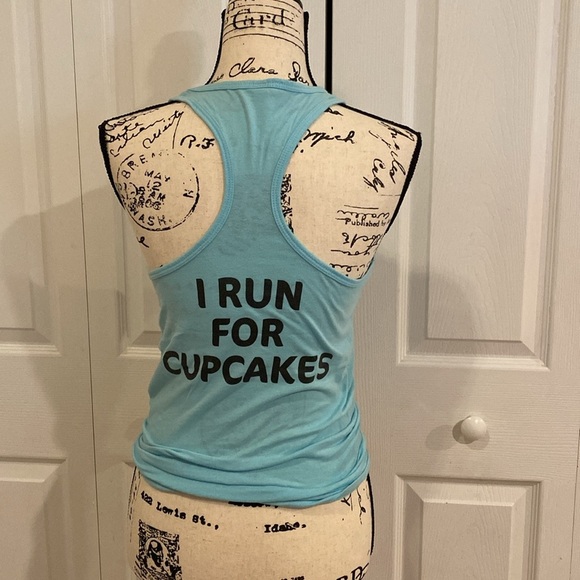 Playful Cupcake Graphic Racerback Tank Top - Picture 7 of 7